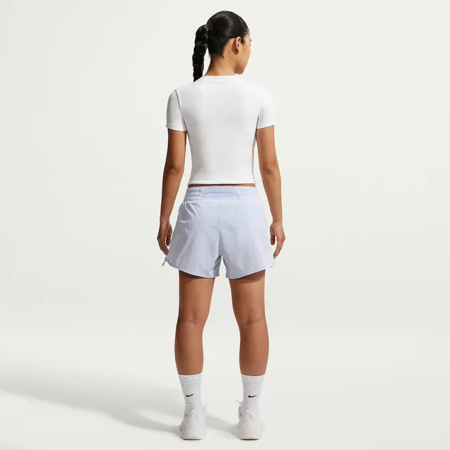 【NIKE 耐吉】短袖上衣 運動內衣 女 輕度支撐 慢跑 瑜珈 AS W NK1 DF SS PAD BRA TOP 白 IV4971-100