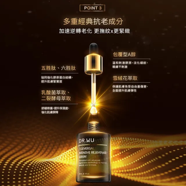 【DR.WU 達爾膚】2026全新升級！玫瑰PDRN 超逆齡抗老小黑瓶30ML