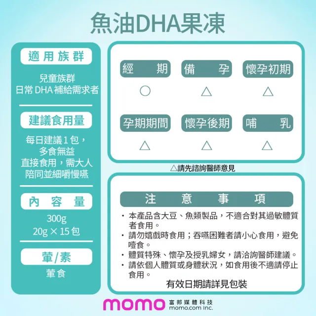 【sakuyo】魚油DHA果凍 15條/盒*2盒(日本原裝進口)
