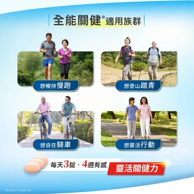 【Sustenium 意維能】全能關健葡萄糖胺90錠+關捷基立蛋殼膜90錠(Hiker CP推薦)