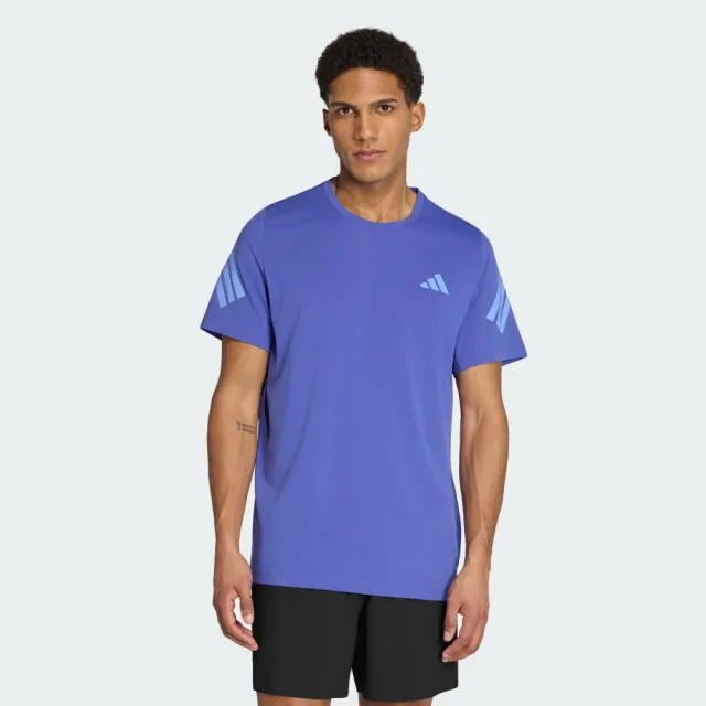 【adidas 愛迪達】短袖上衣 T恤 吸濕排汗 男 KR3053