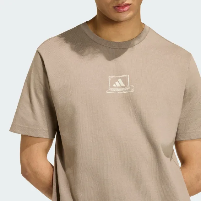 【adidas 愛迪達】短袖上衣 T恤 男 KC7081