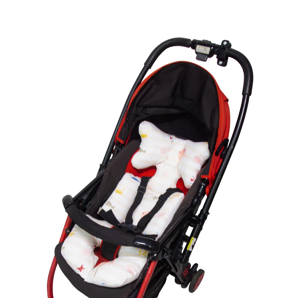【OhBabyLuxury】透氣兩用款推車坐墊(推車配件/推車坐墊/提籃/嬰兒車/推車透氣墊/厚款坐墊)