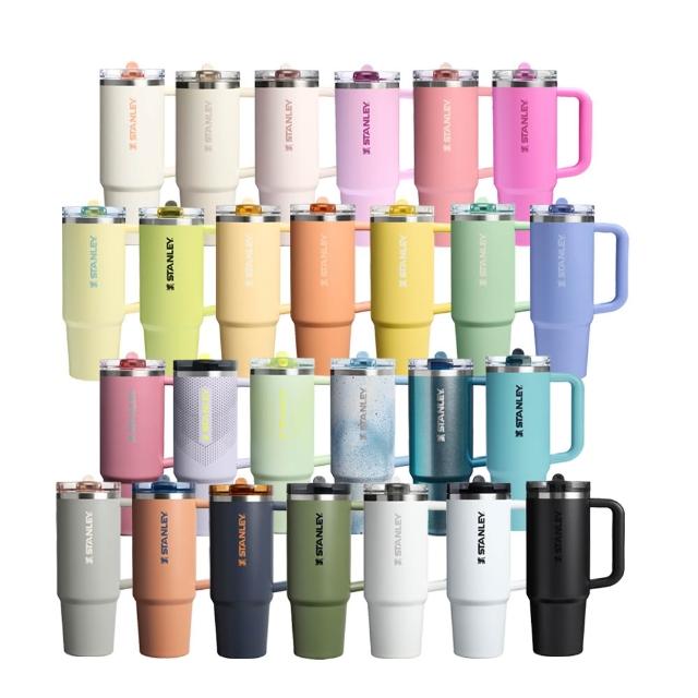 【STANLEY】官方直營 防漏吸管隨手杯 0.88L(全色系)
