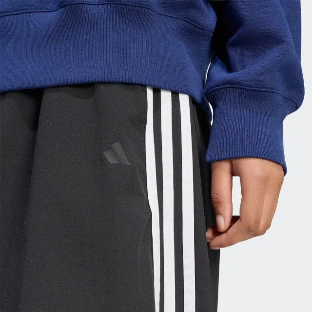 【adidas 愛迪達】長褲 女 休閒褲 寬褲 涼感 亞規 DCE WV PAR PNT 黑 KZ4195(L5234)