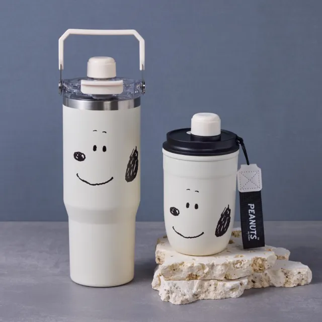 【BLACK HAMMER】SNOOPY磁吸不鏽鋼保溫保冰隨行杯450ml-兩款任選