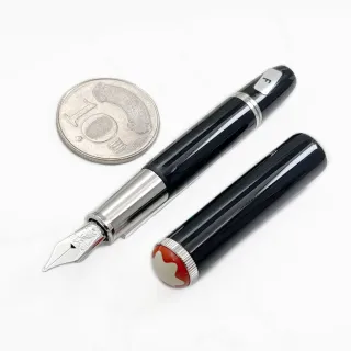 【MONTBLANC 萬寶龍】傳承系列紅與黑「迷你」特別版黑色鋼筆 F 尖(127800)