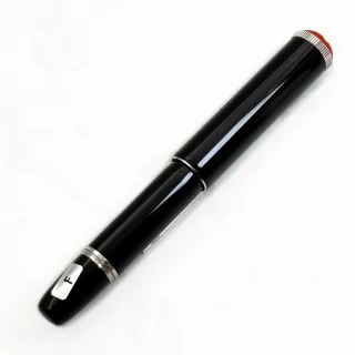 【MONTBLANC 萬寶龍】傳承系列紅與黑「迷你」特別版黑色鋼筆 F 尖(127800)