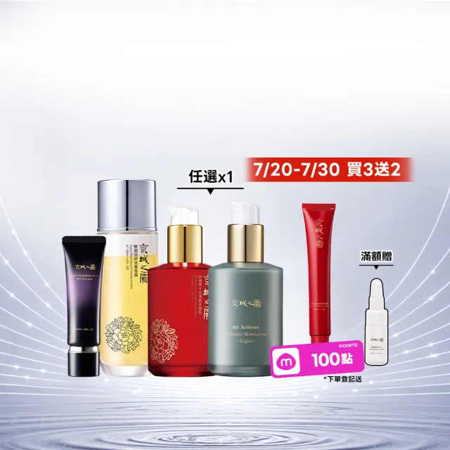 【牛爾京城之霜】NEW 抗老防護大全配（飾底乳SPF35***30ml+全能乳/輕盈乳120ml+滋養雪露120ml)
