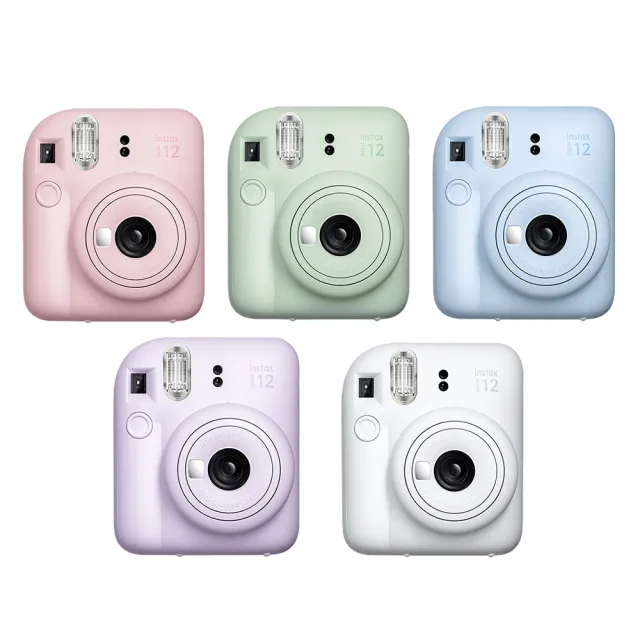【FUJIFILM 富士軟片】Instax MINI 12 拍立得相機 多款顏色可選(台灣公司貨)