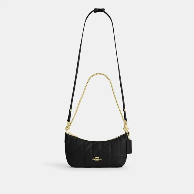 【COACH】蔻馳官方直營 CAITLIN 絎縫 SIGNATURE單肩手袋 肩背包 斜背包-多款任選(CDZ88/CEW99)