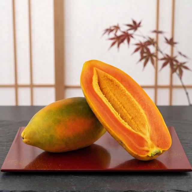 【鮮菓大王】屏東六堆銀牌獎木瓜3kg x1箱 (3kg±10%/箱) 外銷等級 名牌產銷 產地直送