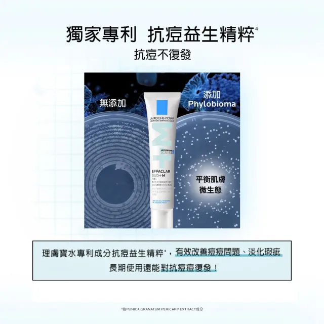 【理膚寶水】淨痘無瑕極效精華+M 40ml(控油抗痘/水楊酸/痘痘粉刺)