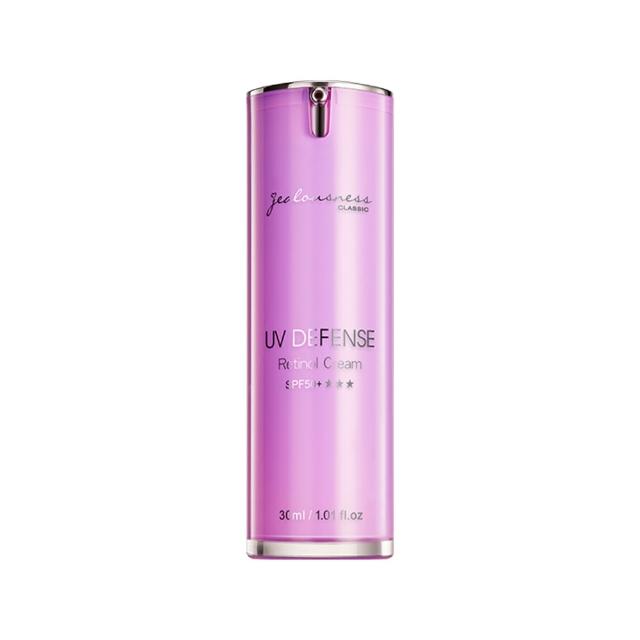 【JS 婕洛妮絲】鳶尾花A醇防曬素顏霜SPF50+★★★30ml(紫色防曬霜)（防曬潤色）