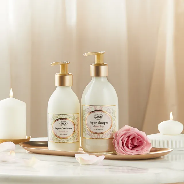 【SABON】官方直營 植系髮肌洗潤組(淨潤洗髮乳290ml+瞬效潤髮乳190ml)