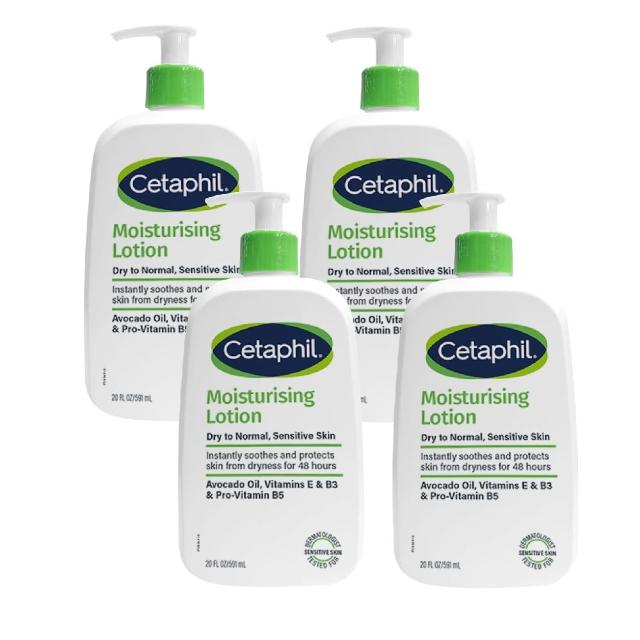 【Cetaphil】長效潤膚乳 591mlx4入組(溫和乳液)