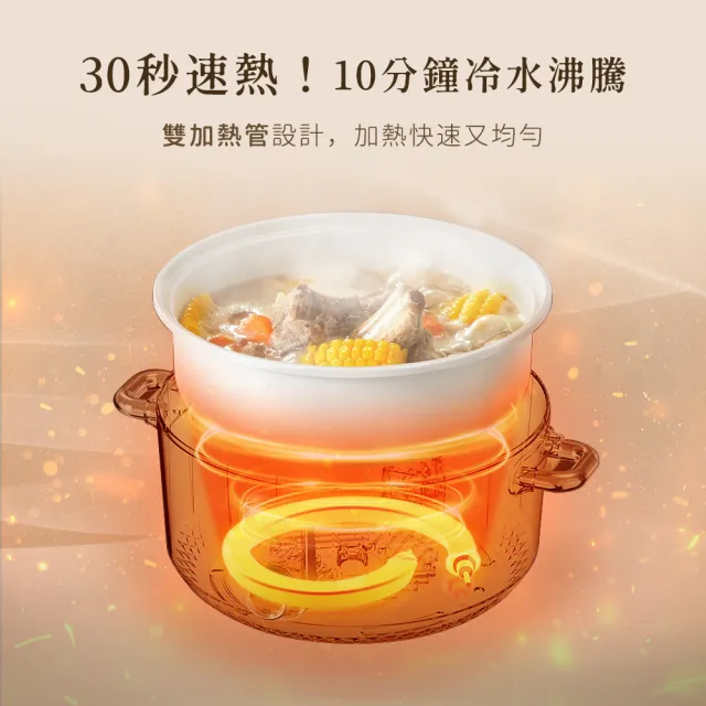 【Arlink】外宿租屋必備！2.5L 陶瓷不沾快煮鍋 (個人泡麵鍋/宿舍神器/防燙斷電/煎煮炒炸/美食鍋)