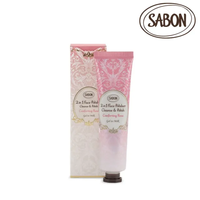 【SABON】官方直營 二合一臉部磨砂膏60ml-珍萃玫瑰