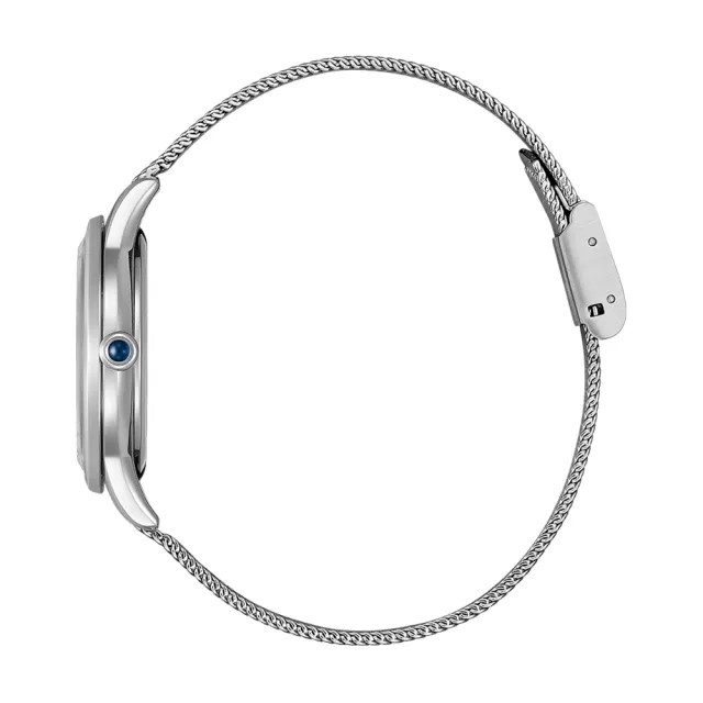 【CITIZEN 星辰】L系列 非洲菊 珍珠母貝光動能氣質腕錶/銀32.5mm(EM1150-86D)