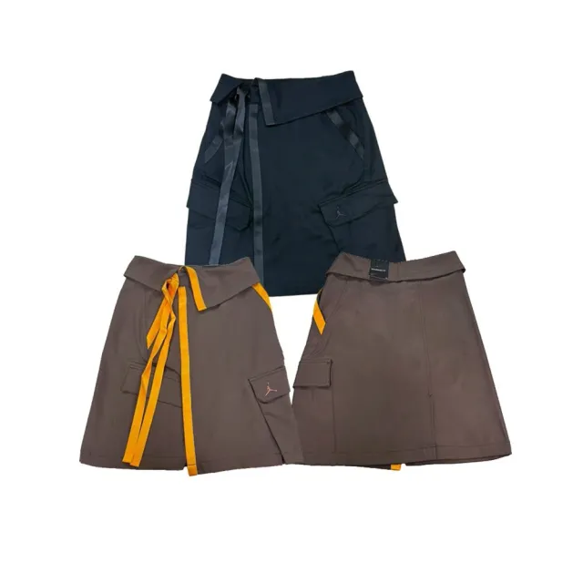 【NIKE 耐吉】W Utility Skirt Future 口袋機能工裝裙 深棕/黑 DA4589