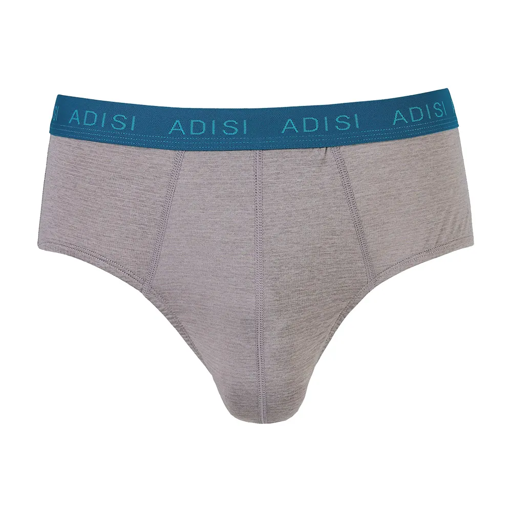 【ADISI】男銅纖維抗菌消臭三角內褲AUP2411116｜瓷灰(抑菌 除臭 吸濕排汗 快乾 彈性 透氣 輕量)