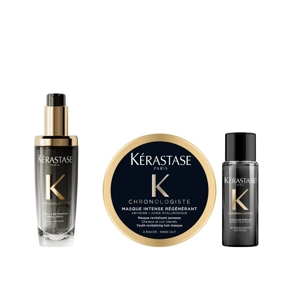 【KERASTASE 巴黎卡詩】黑鑽極萃逆時玫瑰香氛露75ml(新升級/護髮油)