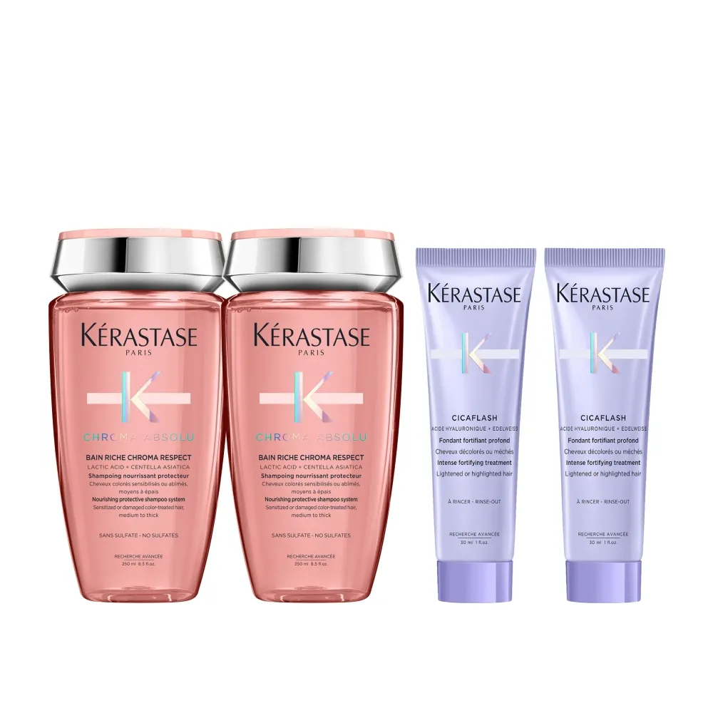 【KERASTASE 巴黎卡詩】恆彩重生髮浴250ml雙入組(洗髮精/護色)