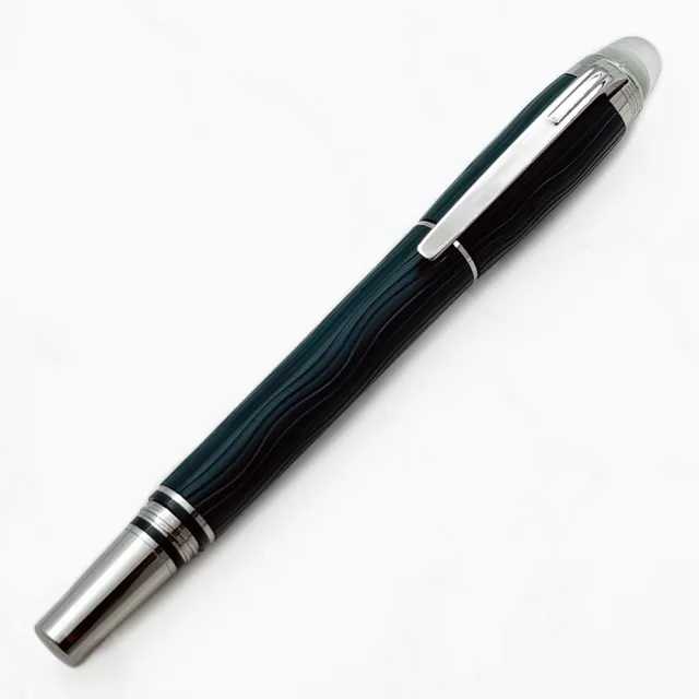 【MONTBLANC 萬寶龍】星際行者 PolarGreen 系列珍貴樹脂鋼筆 F尖 （132901）