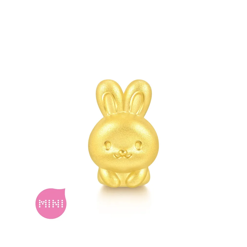 【點睛品】Charme Mini 十二生肖-兔 黃金串珠