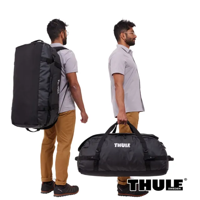 【Thule 都樂】Chasm Chasm 90L 手提袋 黑色 (週年慶/露營/旅行/收納)
