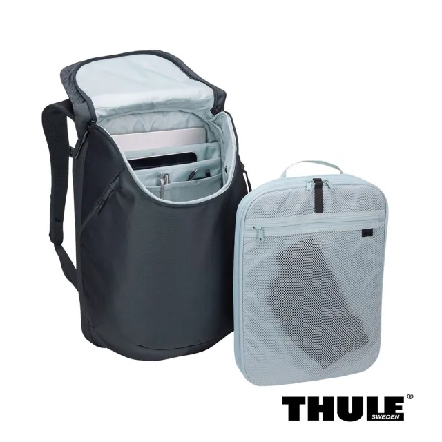 【Thule 都樂】Subterra 2 可擴展旅行背包 26L 板岩深灰色 (週年慶/露營/旅行/收納)