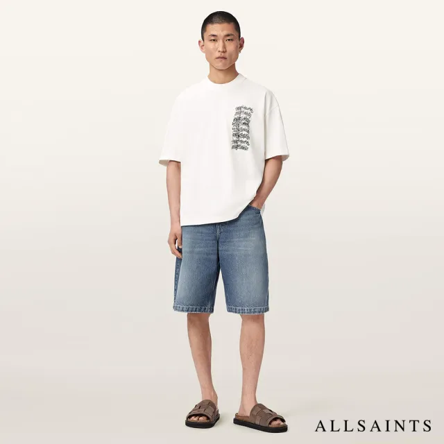 【ALLSAINTS】REPEAT 手繪圖騰T恤 M011PF(寬鬆版型)