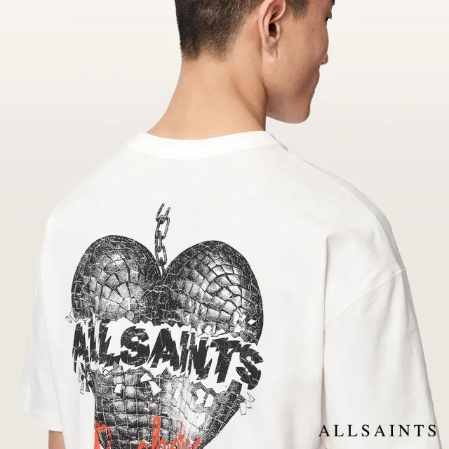 【ALLSAINTS】REFLECT 短袖T恤-白 M012PF(寬鬆版型)