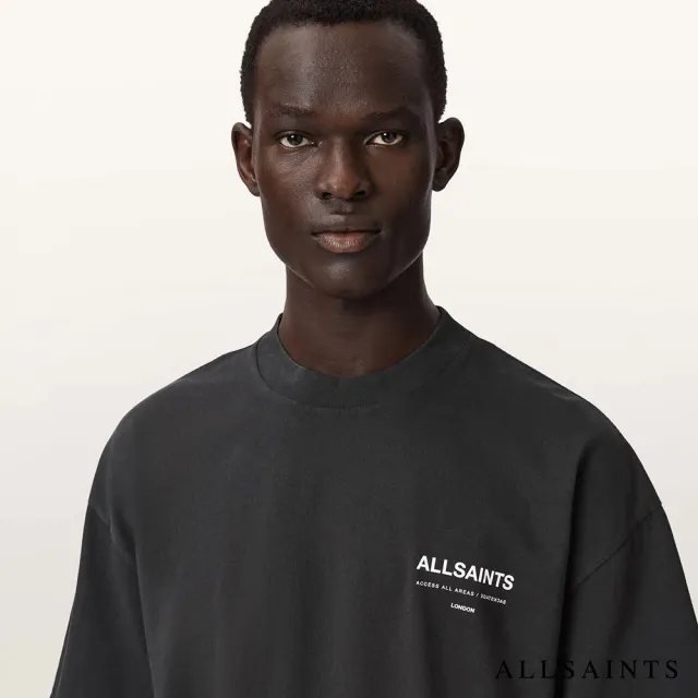 【ALLSAINTS】BACKSTAGE 短袖T恤-灰 M033PF(寬鬆版型)