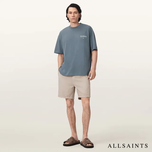 【ALLSAINTS】BACKSTAGE 短袖T恤-藍 M033PF(寬鬆版型)