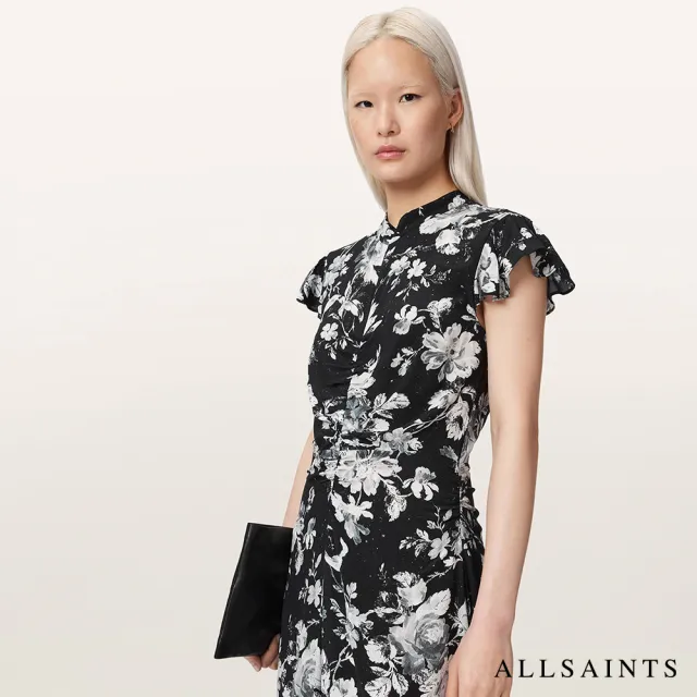 【ALLSAINTS】LOLITA 印花洋裝 W277DE(合身版型)