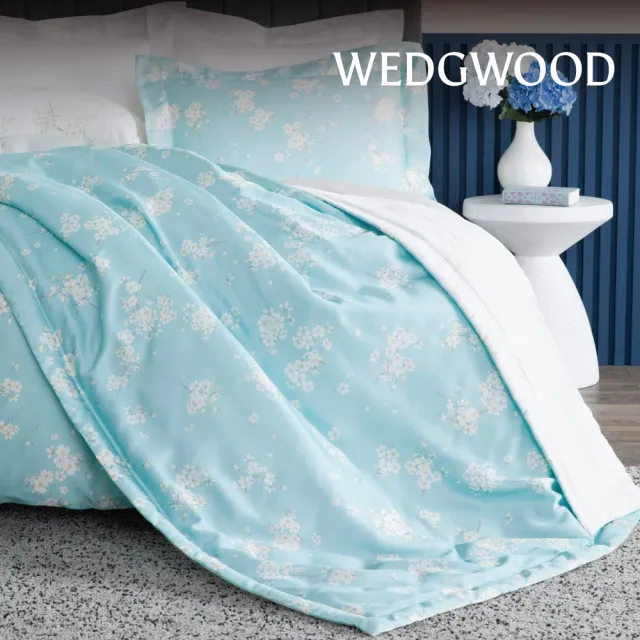 【WEDGWOOD】買一送一｜冰感天絲/100%天絲 印花素面雙人涼被 (英國品牌2件合購組｜涼感任選)