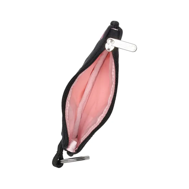 【Lesportsac】Key Card Holder 卡夾 零錢袋 鑰匙包 卡片零錢包 送禮 禮物 推薦 女包(愛心貼紙印花)