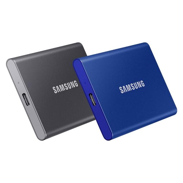 【Samsung 三星】T7 2TB Type-C USB 3.2 Gen 2 外接式ssd固態硬碟(靛青藍/深空灰)
