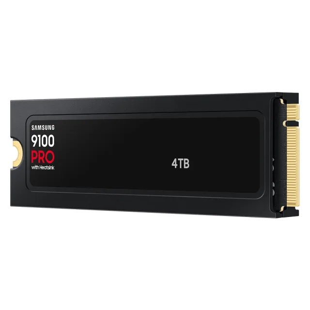 【Samsung 三星】9100 PRO 4TB M.2 2280 PCIe 5.0 SSD固態硬碟 含散熱片(MZ-VAP4T0CW)(PS5適用)