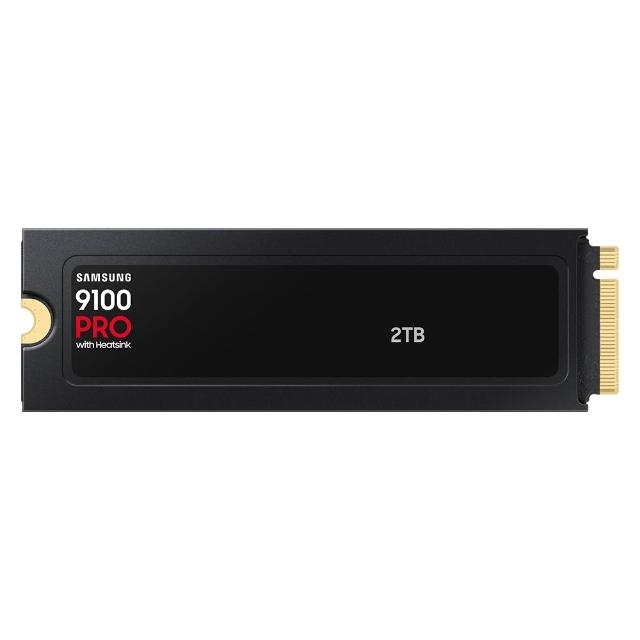 【Samsung 三星】9100 PRO 2TB M.2 2280 PCIe 5.0 SSD固態硬碟 含散熱片(MZ-VAP2T0CW)