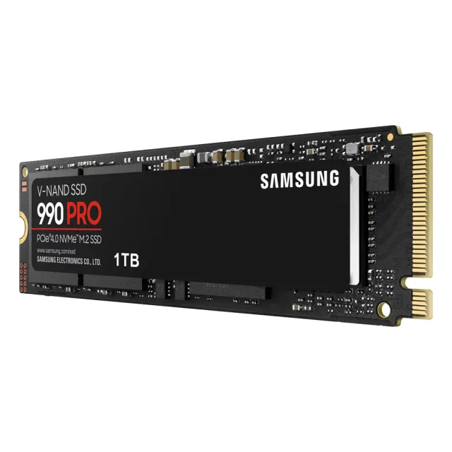 【Samsung 三星】990 PRO 1TB M.2 2280 PCIe 4.0 SSD固態硬碟(MZ-V9P1T0BW/7450M/寫6900M)