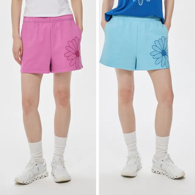 【MARDI MERCREDI】棉質短褲 經典小雛菊 SWEAT SHORTS FLOWER