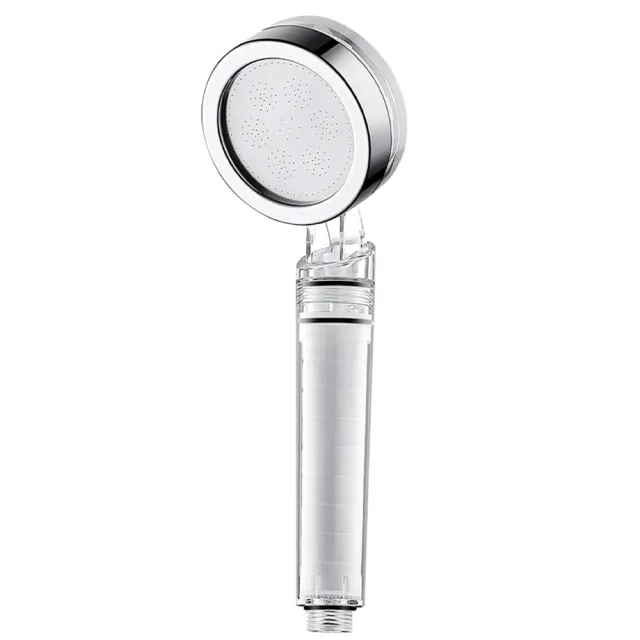 【Quality 聚家】過濾花灑 淋浴噴頭 增壓淋浴頭 凈化過濾器 衛浴套裝 浴室蓮蓬頭 1.5米軟管 PC+不銹鋼面板