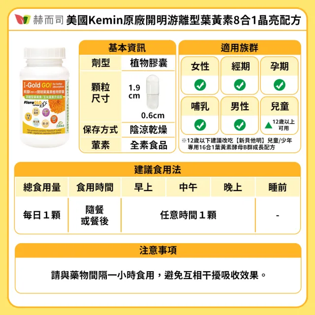 【赫而司】FloraGLO游離型葉黃素20mg 2罐(共180顆金盞花玉米黃素山桑子茄紅素CE鋅銅素食8合1美國Kemin開明)