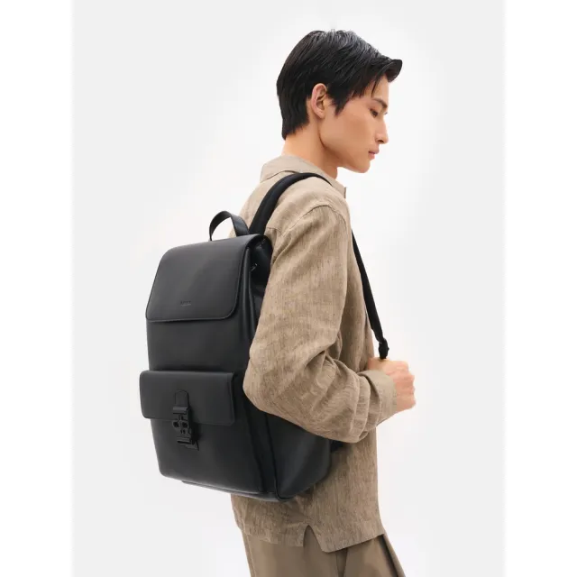 【PEDRO】Tex 真皮後背包(小CK集團品牌 官方直營 新品上市 Joeman推薦)