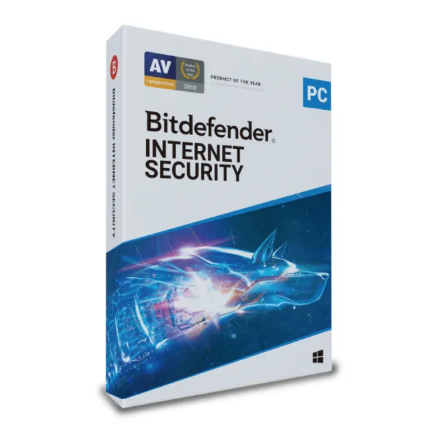 【Bitdefender】必特3台18個月Internet Security 網路安全(PC Windows防毒專用) 卡片版