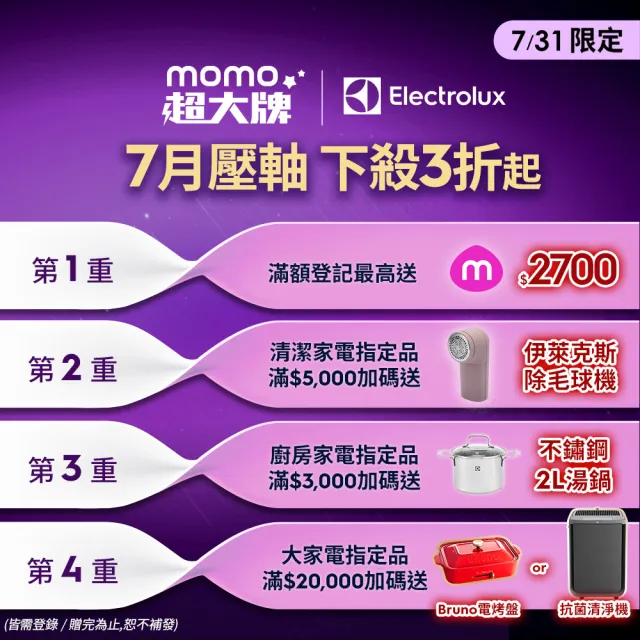 【Electrolux 伊萊克斯】超級完美管家吸塵器-HEPA進化版(夢幻粉紅ZB3314AK)