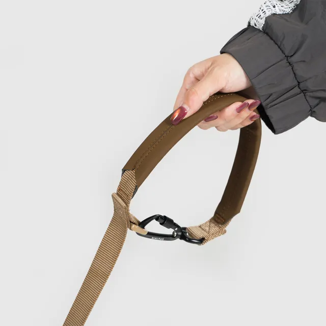 【SPUTNIK 斯普尼克】Ultra Explore 寵物牽繩 Leash-M 卡其色 (寵物牽繩/貓狗適用/寵物外出用品)