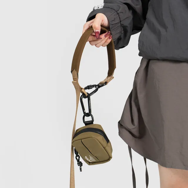 【SPUTNIK 斯普尼克】Ultra Explore 寵物牽繩 Leash-S 卡其色 (寵物牽繩/貓狗適用/寵物外出用品)